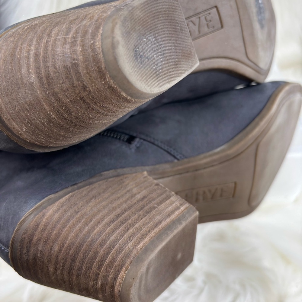 Frye Charcoal Gray Ankle Booties size 9.5 Woman - Picture 10 of 14